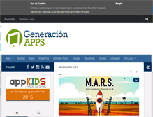 Tablet Screenshot of generacionapps.com